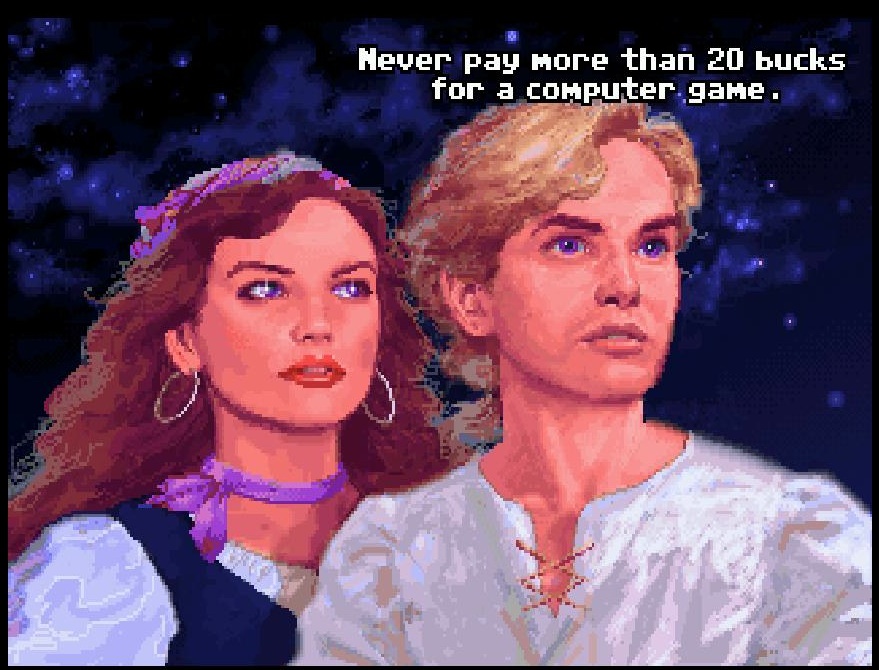 Never pay more than 20 bucks for a computer game.